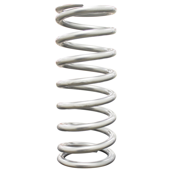 QA1 2-1/2in ID High Travel Spring - 10in Length x 300lbs/in - Silver Powder Coated - Bull Strap