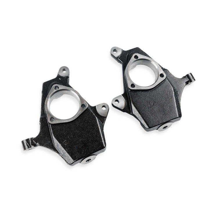 QA1 99-06 Chevrolet Silverado 1500 2WD Lowering Spindle Pair - 2in Drop - Bull Strap