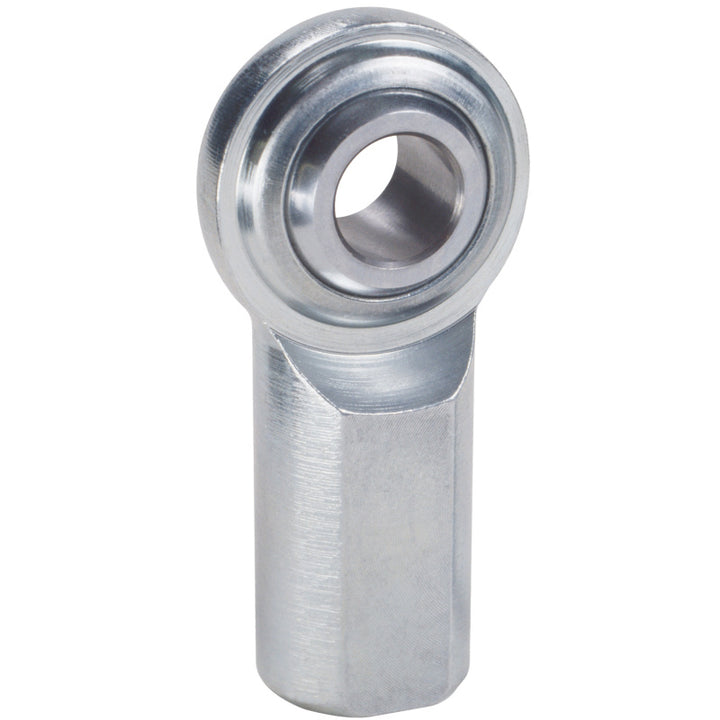 QA1 C Series 2-Pc Rod End - Female/Right Hand - .3125in Bore x 5/16-24 - Carbon Steel - Bull Strap