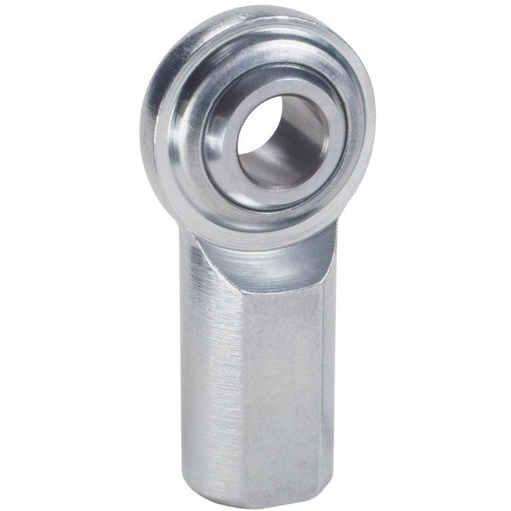 QA1 C Series 2-Pc Rod End - Female/Right Hand - .3125in Bore x 5/16-24 - Carbon Steel - Bull Strap