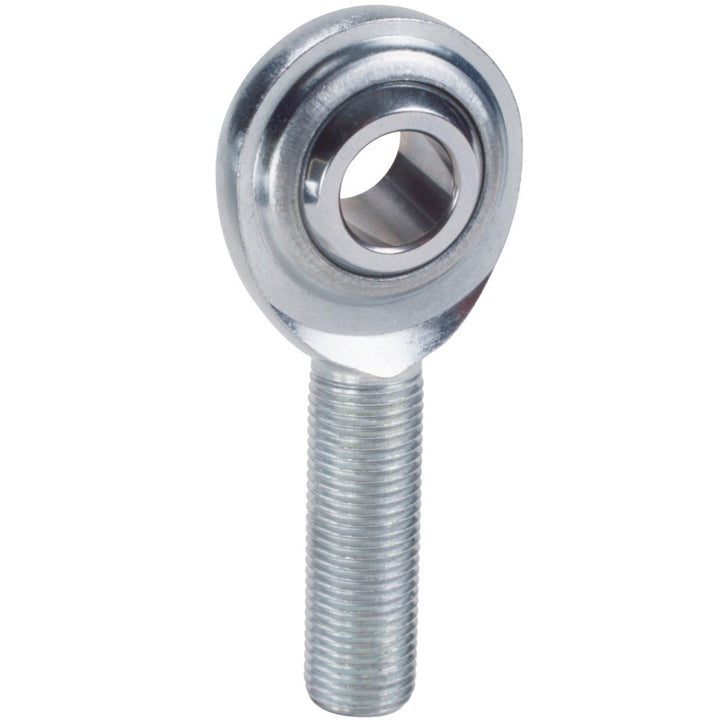 QA1 C Series 2-Pc Rod End - Male/Right Hand - .4375in Bore x 7/16-20 - Carbon Steel - Bull Strap