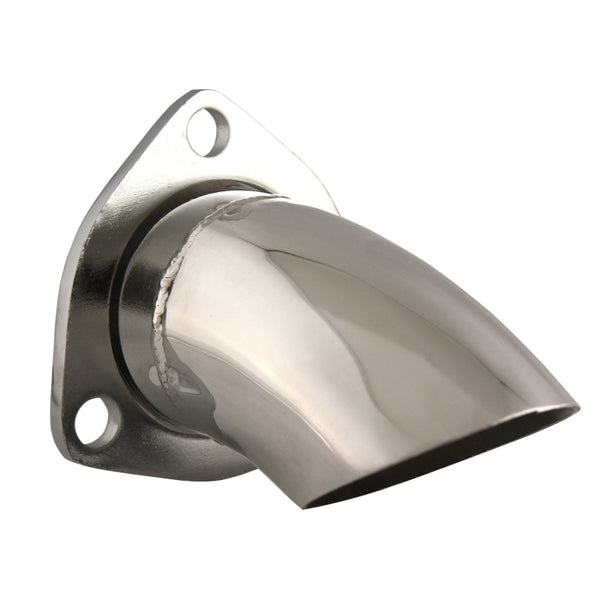 QTP 2.5in Bolt-On QTEC Adjustable Turn Down - Bull Strap