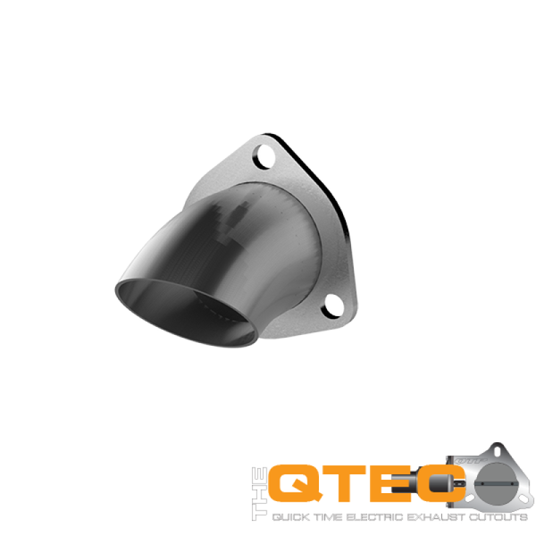 QTP 3in Bolt-On QTEC Adjustable Turn Down - Bull Strap