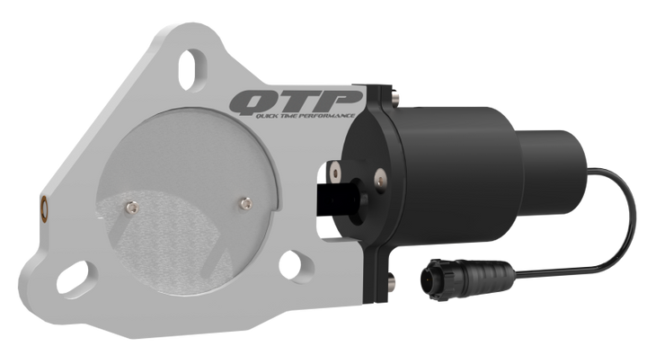 QTP 3in Bolt-On QTEC Electric Cutout Valve - Single - Bull Strap