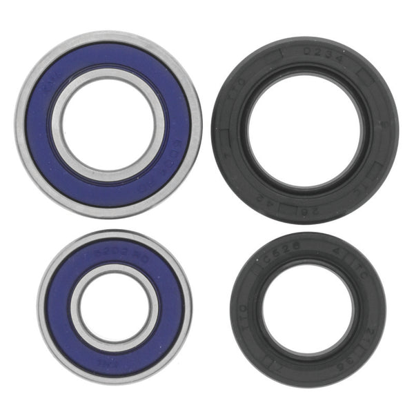 QuadBoss 04-08 Arctic Cat 400 DVX Front ATV Wheel Bearing & Seal Kit - Bull Strap