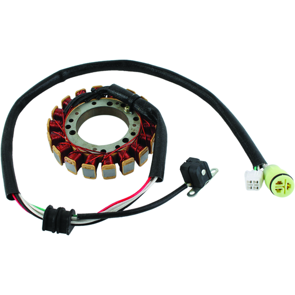 QuadBoss 07-08 Yamaha YFM400 Grizzly 4x4 Stator - Bull Strap