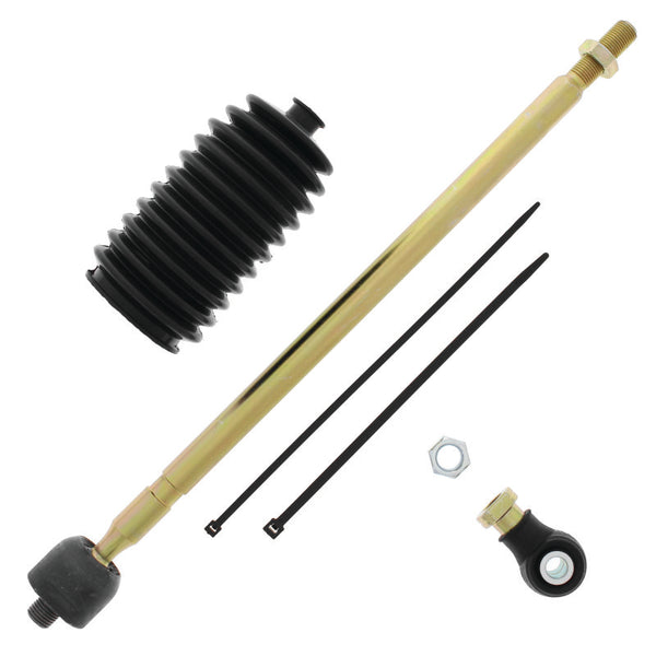 QuadBoss 09-10 Polaris Ranger 500 4x4 (03)Steering Rack Tie Rod Assembly Kit - Left Inner & Outer - Bull Strap
