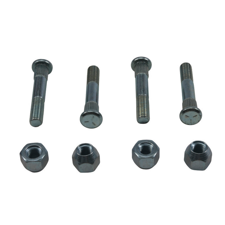 QuadBoss 15-20 Polaris Scrambler 850 Front Wheel Stud & Nut Kit - Bull Strap