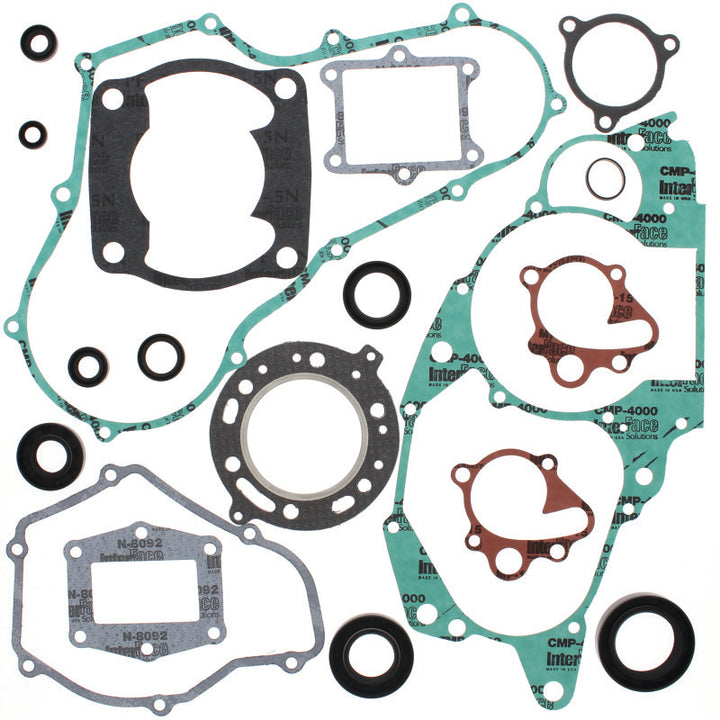 QuadBoss 85-86 Honda ATC250R Complete Gasket Set w/ Oil Seal - Bull Strap