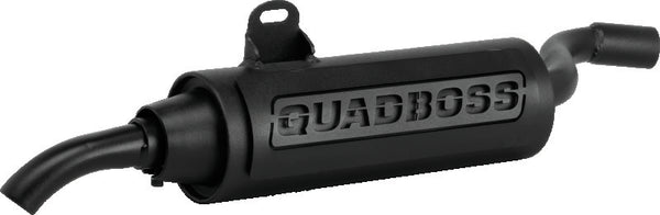 QuadBoss 85-87 Honda ATC250ES Slip-On Muffler - Bull Strap