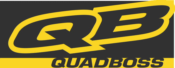 QuadBoss 88in x 34in Logo Banner - Bull Strap