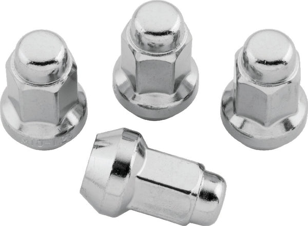 QuadBoss Lug Nuts 10x1.25 - 14mm-Od - Box of 4 - Bull Strap