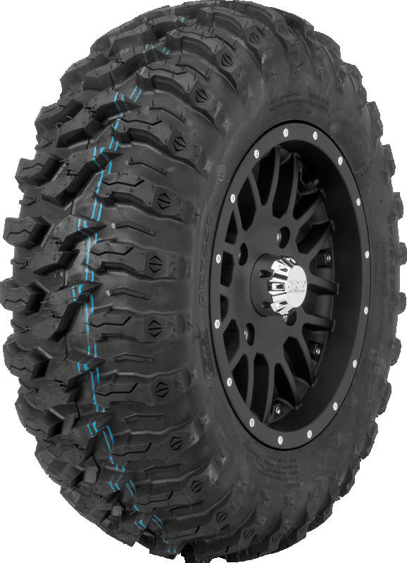 QuadBoss QBT446 Radial Utility Tire - 27x9R14 8Ply - Bull Strap