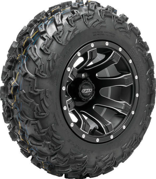 QuadBoss QBT447 Utility Tire - 24x8-12 6Ply - Bull Strap