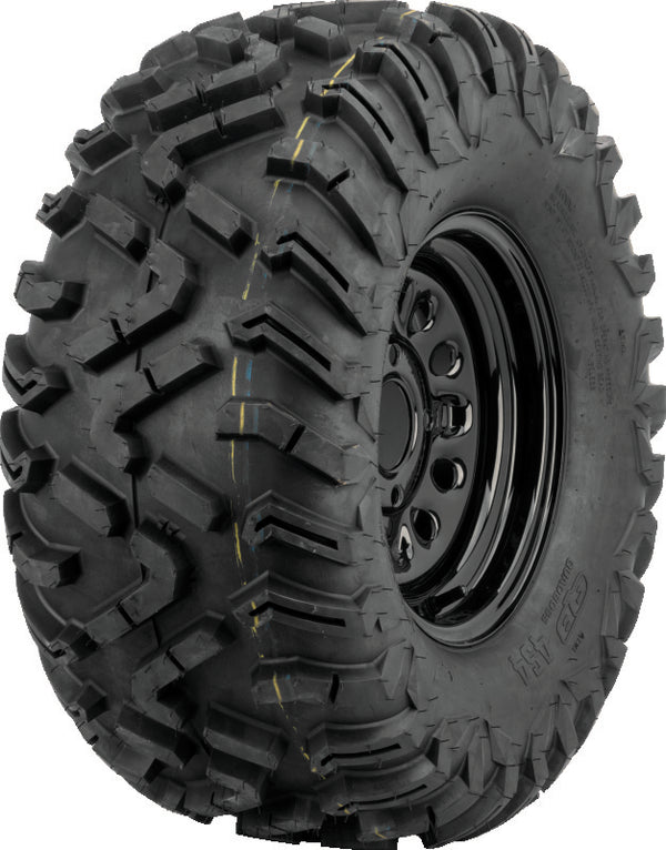 QuadBoss QBT454 Utility Tire - 25x10R12 6Ply - Bull Strap