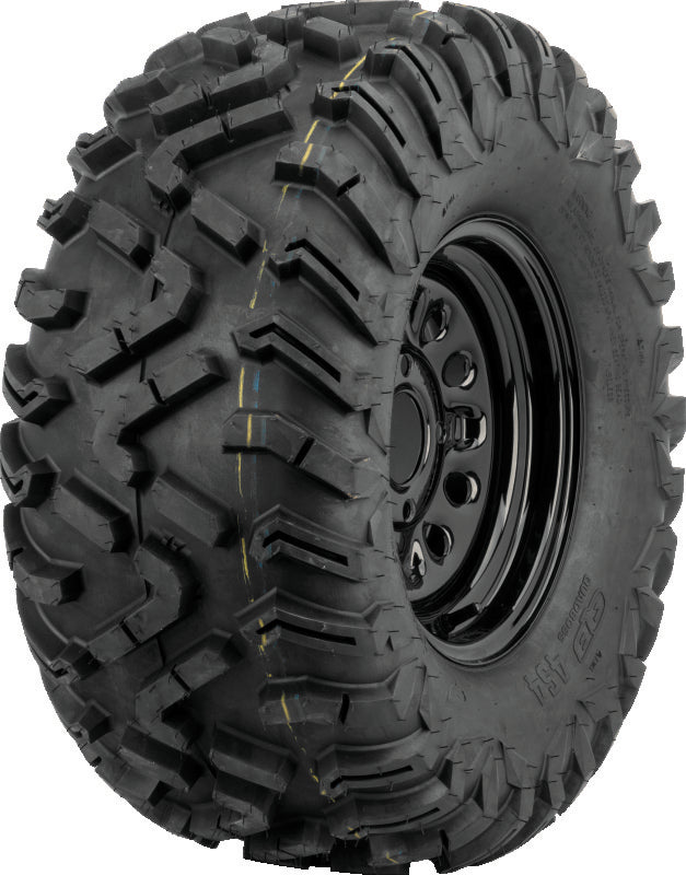 QuadBoss QBT454 Utility Tire - 25x10R12 6Ply - Bull Strap