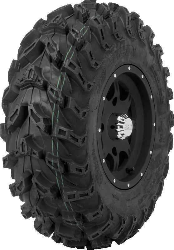 QuadBoss QBT672 Radial Mud Tire - 27x9R12 8Ply - Bull Strap
