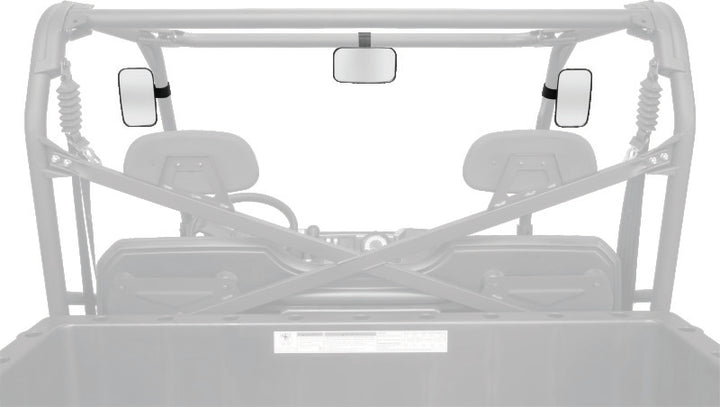 QuadBoss Rear View Mirror UTV 1.75in - Bull Strap