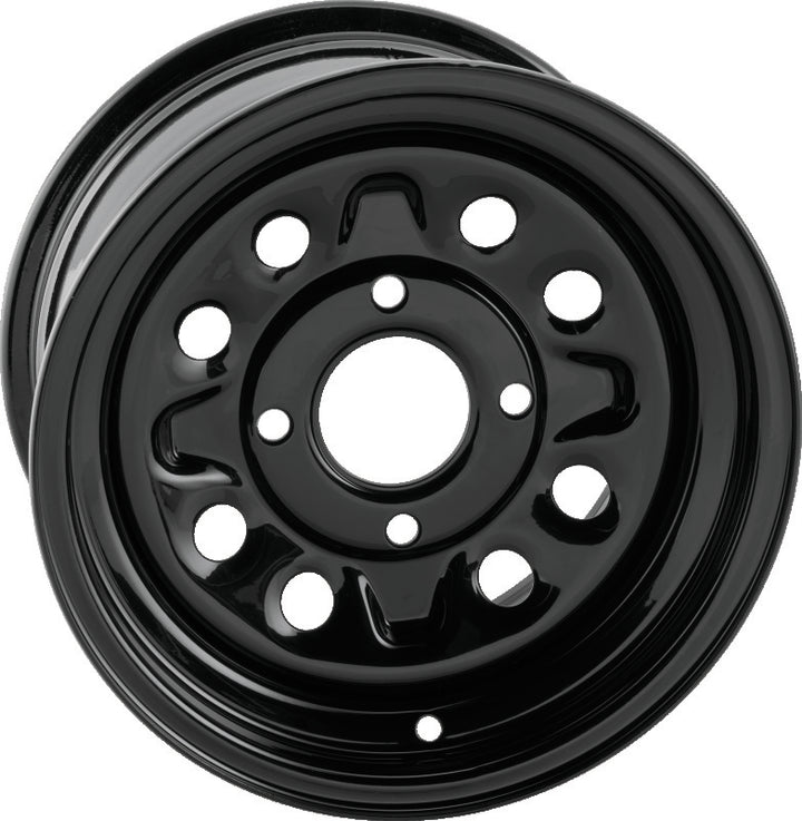 QuadBoss Steely Wheel 12X7 - 5+2 - 4/110 - Bull Strap