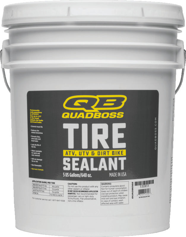 QuadBoss Tire Sealant - 5 Gallon - Bull Strap