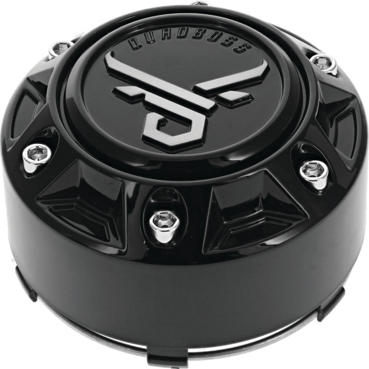QuadBoss Wheel Cap - 137/156 - Black - Bull Strap