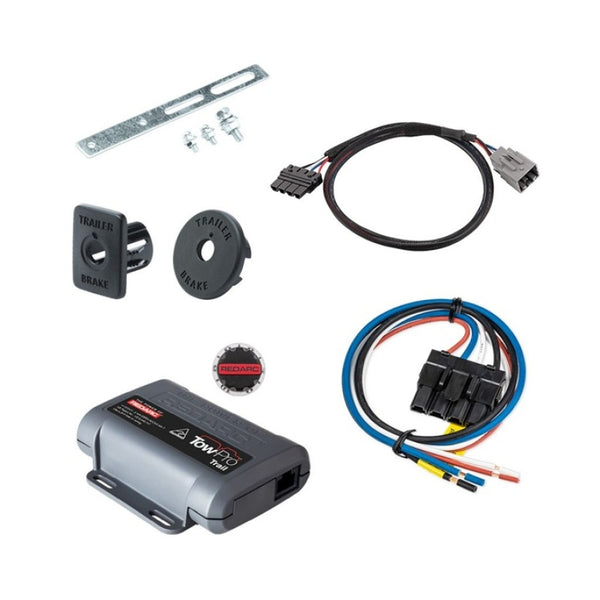 REDARC 19-24 Jeep Wrangler/Rubicon/Gladiator Tow-Pro Trail Brake Controller Kit - Bull Strap