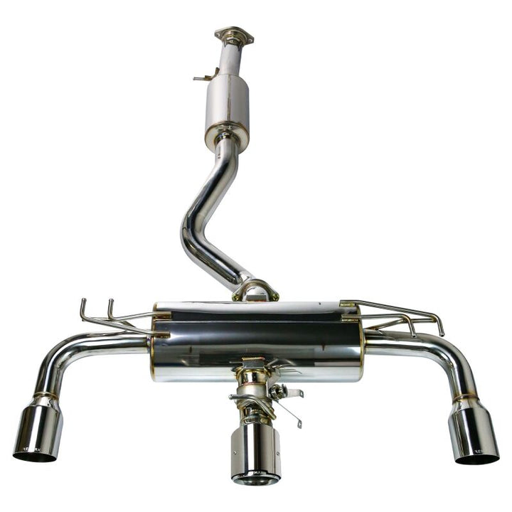 REMARK Catback Exhaust, Toyota GR Corolla, Elite Spec Stainless Center Cover - Bull Strap