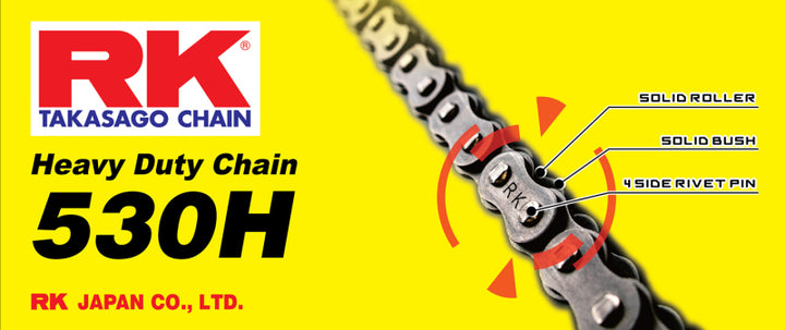 RK Chain 530H-120 - Natural - Bull Strap