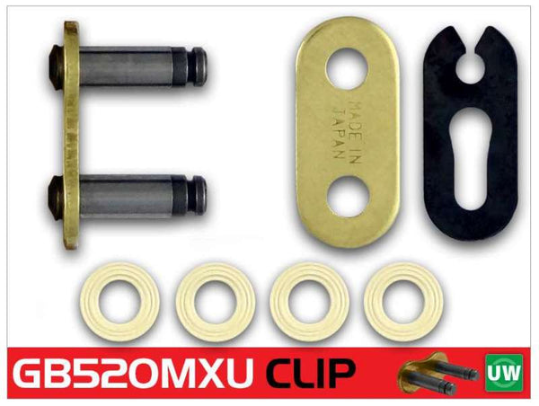 RK Chain GB520MXU-CLIP - Gold - Bull Strap