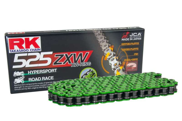 RK Chain MM525ZXW-120L XW-Ring - Green - Bull Strap