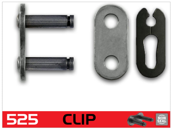 RK Chain RK-M 525 Clip Link - Natural - Bull Strap