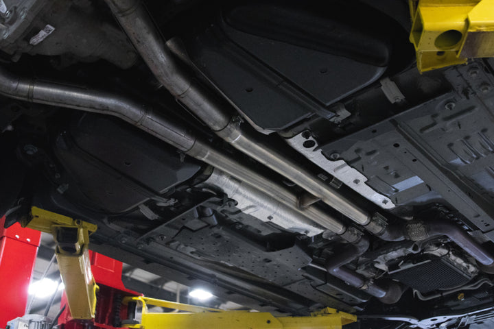ROUSH 2015-2019 Ford Mustang 5.0L V8 2.5in H-Pipe - Bull Strap
