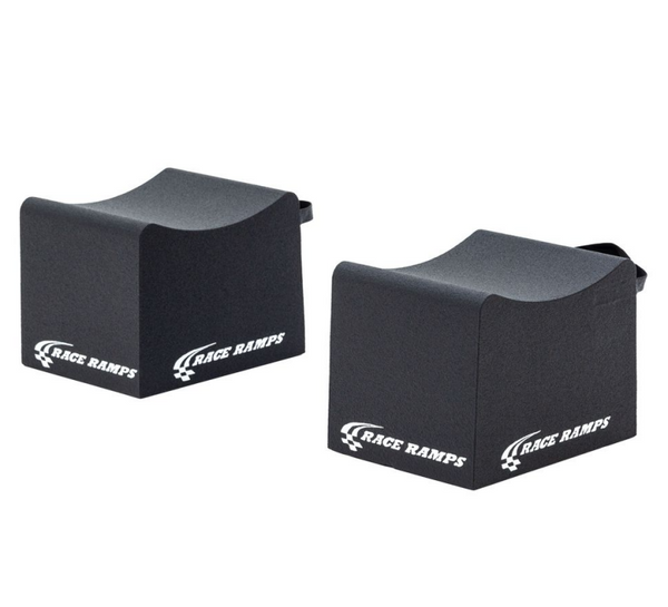 Race Ramps 10in. One-Piece Multi-Purpose Wheel Cribs - 1500 lbs Capacity - Bull Strap