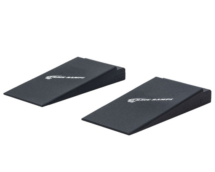 Race Ramps 4in. H Cutout Rack Ramp - 8.8 Degree Approach Angle - Bull Strap