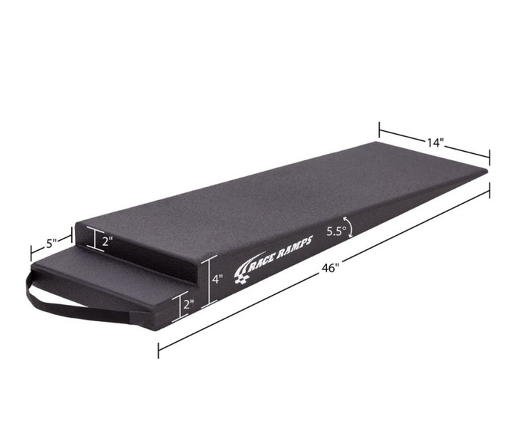 Race Ramps 4in. Trailer Ramp - 5.5 Degree Approach Angle - Bull Strap