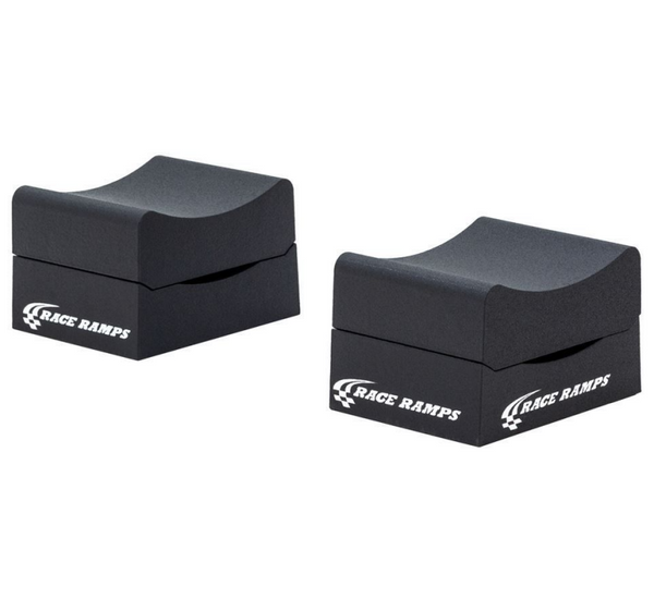 Race Ramps 8in. Two-Piece Multi-Purpose Wheel Cribs -1500 lbs Capacity - Bull Strap