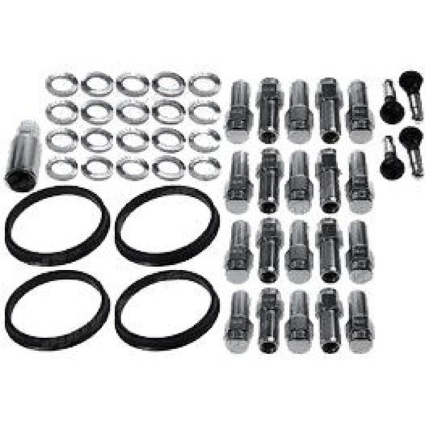 Race Star 12mmx1.5 GM Closed End Deluxe Lug Kit - 20 PK - Bull Strap