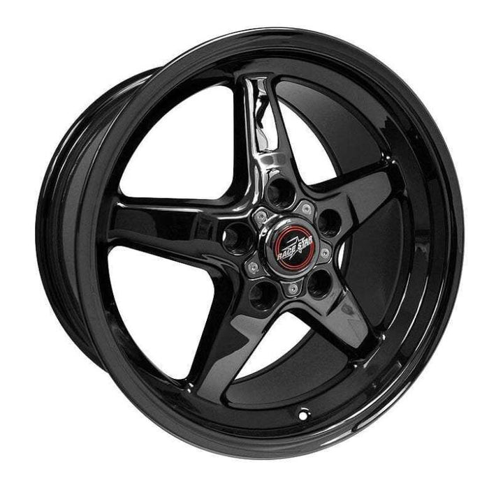 Race Star 92 Drag Star 17x7.00 5x5.50bc 4.25bs ET6 Direct Drill Black Wheel - Bull Strap