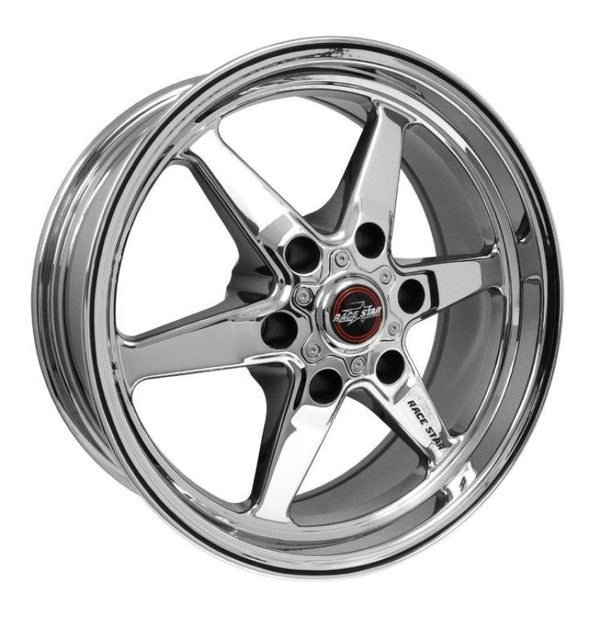 Race Star 93 Truck Star 17x7.00 6x5.50bc 4.00bs Direct Drill Chrome Wheel - Bull Strap