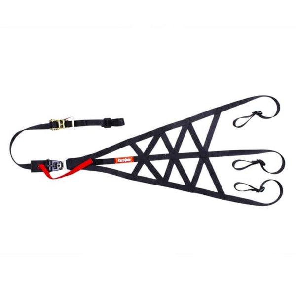 RaceQuip Black SFI 37.1 Side Roll Cage Net - Bull Strap