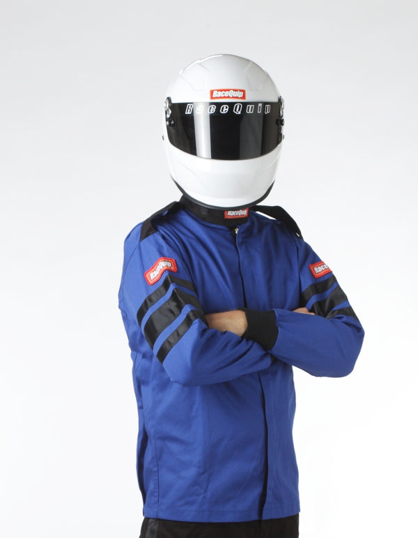 RaceQuip Blue SFI-1 1-L Jacket - 2XL - Bull Strap