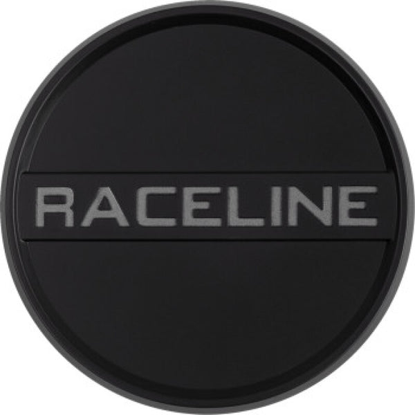 Raceline Center Cap - 4X137/156 - Satin Black w/Decal Pack - Bull Strap