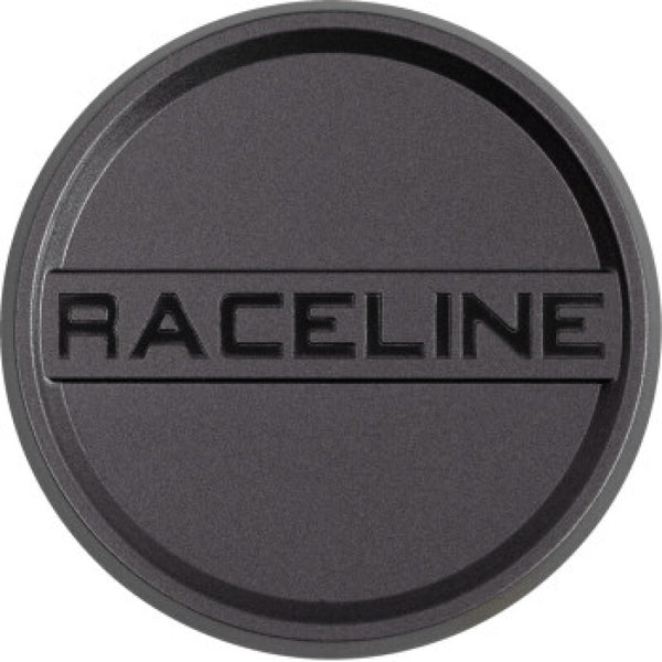 Raceline Center Cap - 5X114.3 - Gunmetal - Bull Strap
