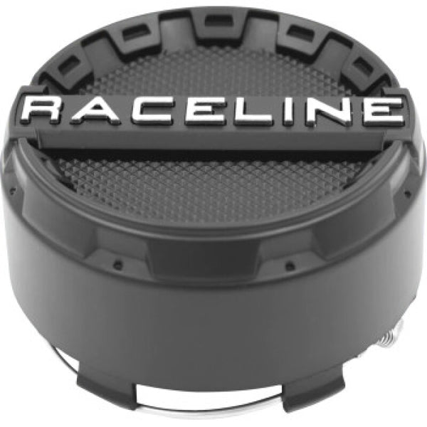 Raceline Center Cap - ATV - 4X137/156 - Black - Bull Strap