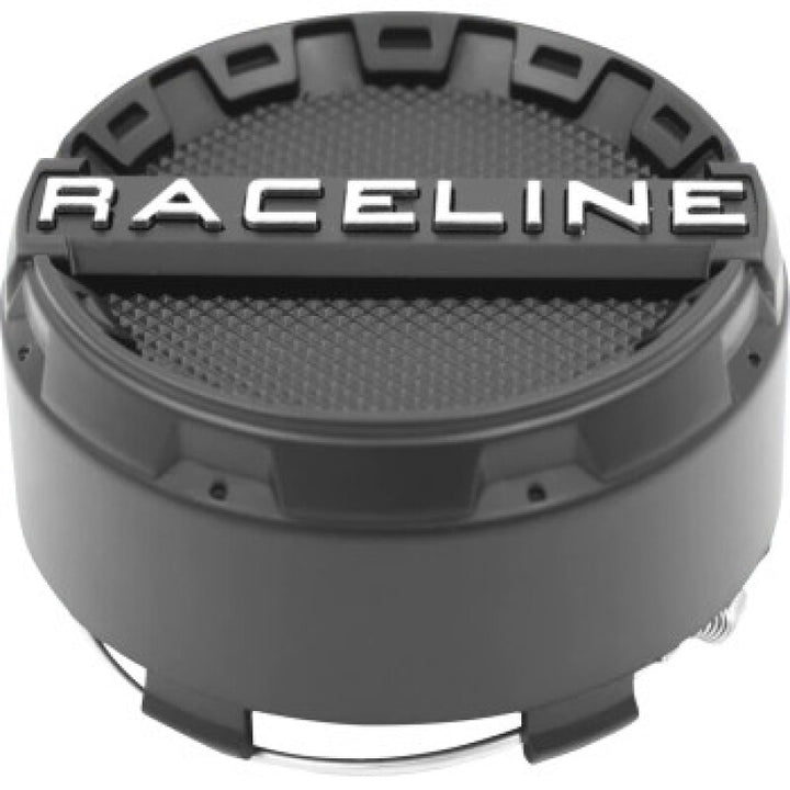 Raceline Center Cap - ATV - 4X137/156 - Black - Bull Strap