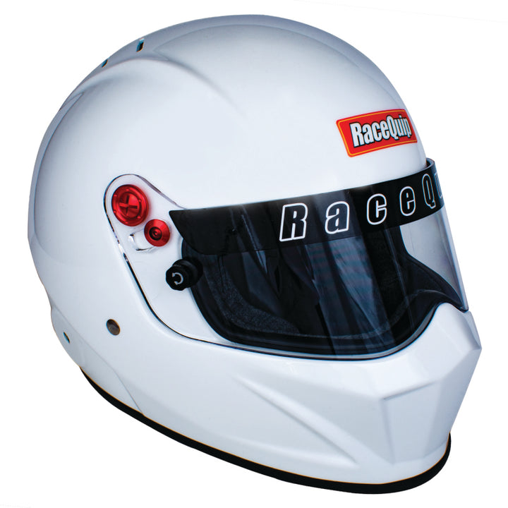 Racequip White VESTA20 SA2020 Large - Bull Strap