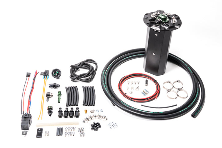 Radium 09-20 Nissan 370Z RHD/LHD Fuel Hanger Surge Tank(Pumps Not Incl.) Walbro GSS342 AEM 50-1200 - Bull Strap