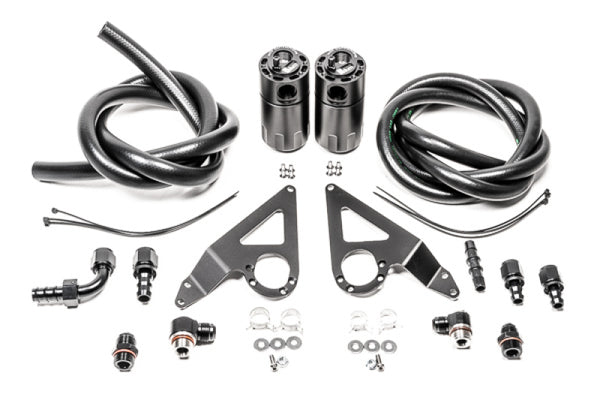 Radium 2022+ Subaru BRZ / Toyota GR86 Dual Catch Can Kit Fluid Lock - Bull Strap