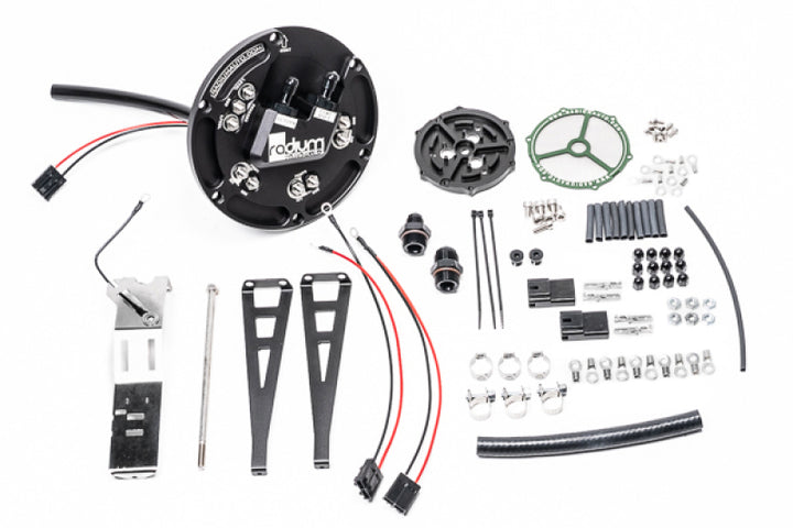 Radium Early Nissan Walbro GS342 or AEM 50-1200 Fuel Hanger - Pumps Not Included - Bull Strap