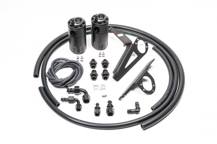 Radium Engineering 00-05 Honda S2000 LH Drive Only Dual Catch Can Kit Fluid Lock - Bull Strap